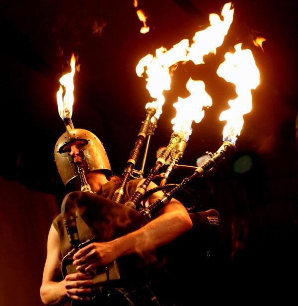 Bagpipes Easter Fire Rapalje