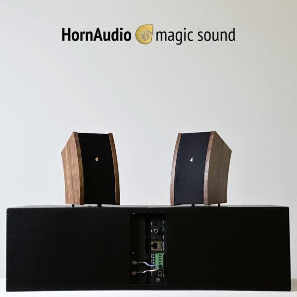 HornAudio SoRi2 Walnut Magic Sound System